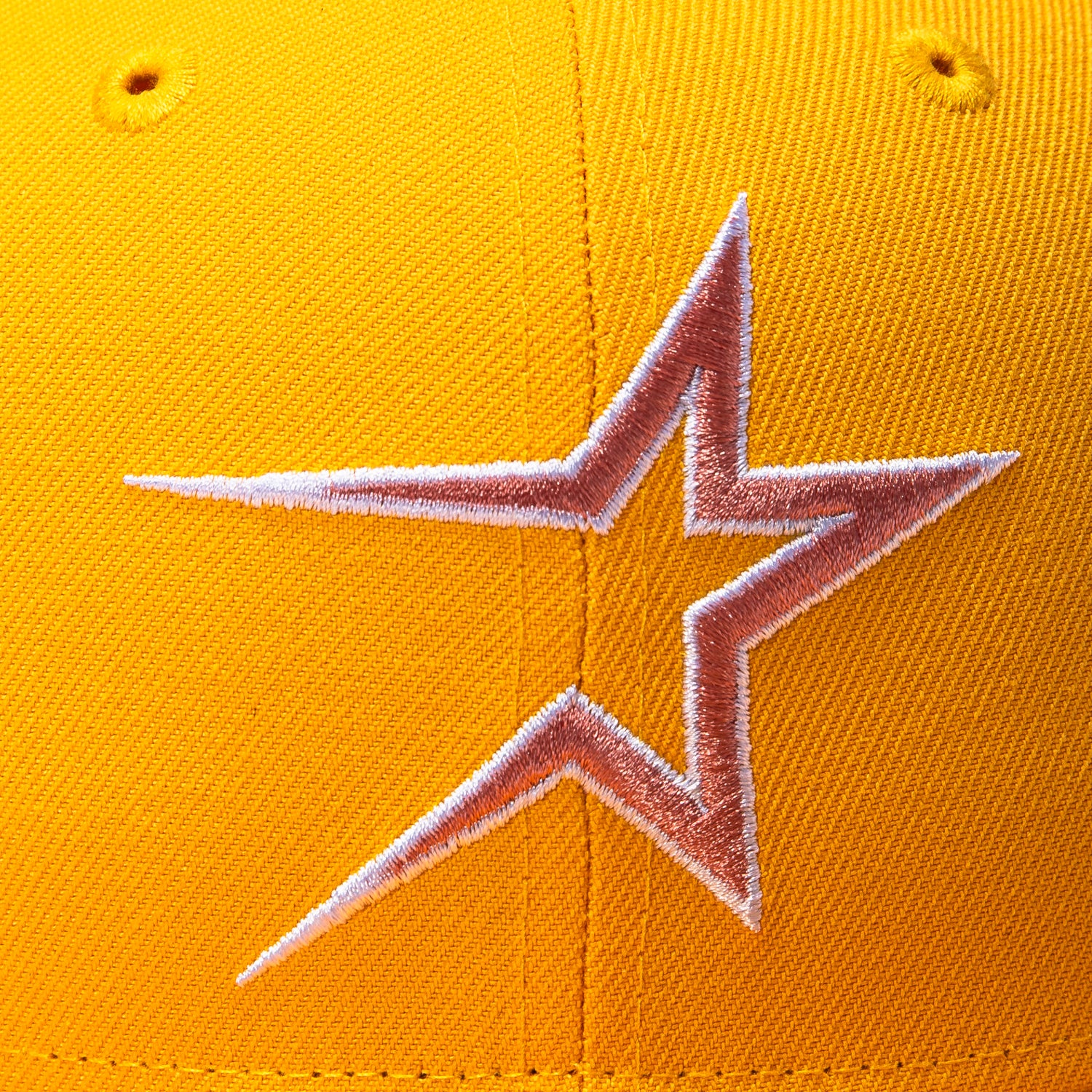 New Era 59Fifty Pink Lemonade Houston Astros Astrodome Patch Pink UV Hat - Gold - Image 4