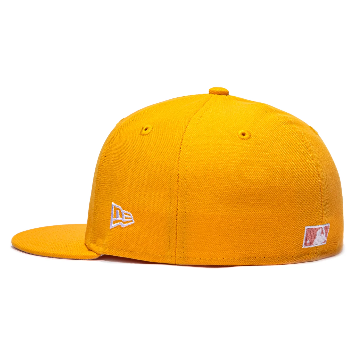 New Era 59Fifty Pink Lemonade Baltimore Orioles 30th Anniversary Patch Pink UV Hat - Gold - Image 3