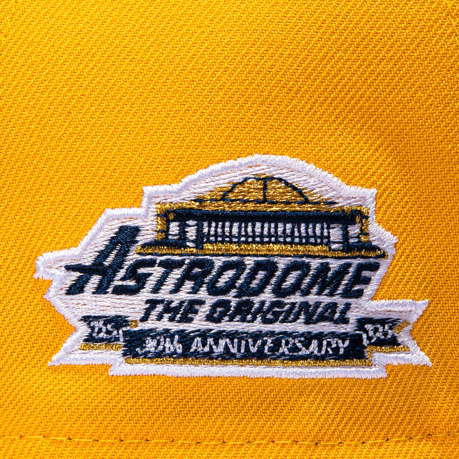 New Era 9Forty A-Frame Pink Lemonade Houston Astros 45th Anniversary Patch Pink UV Snapback Hat - Gold - Image 4