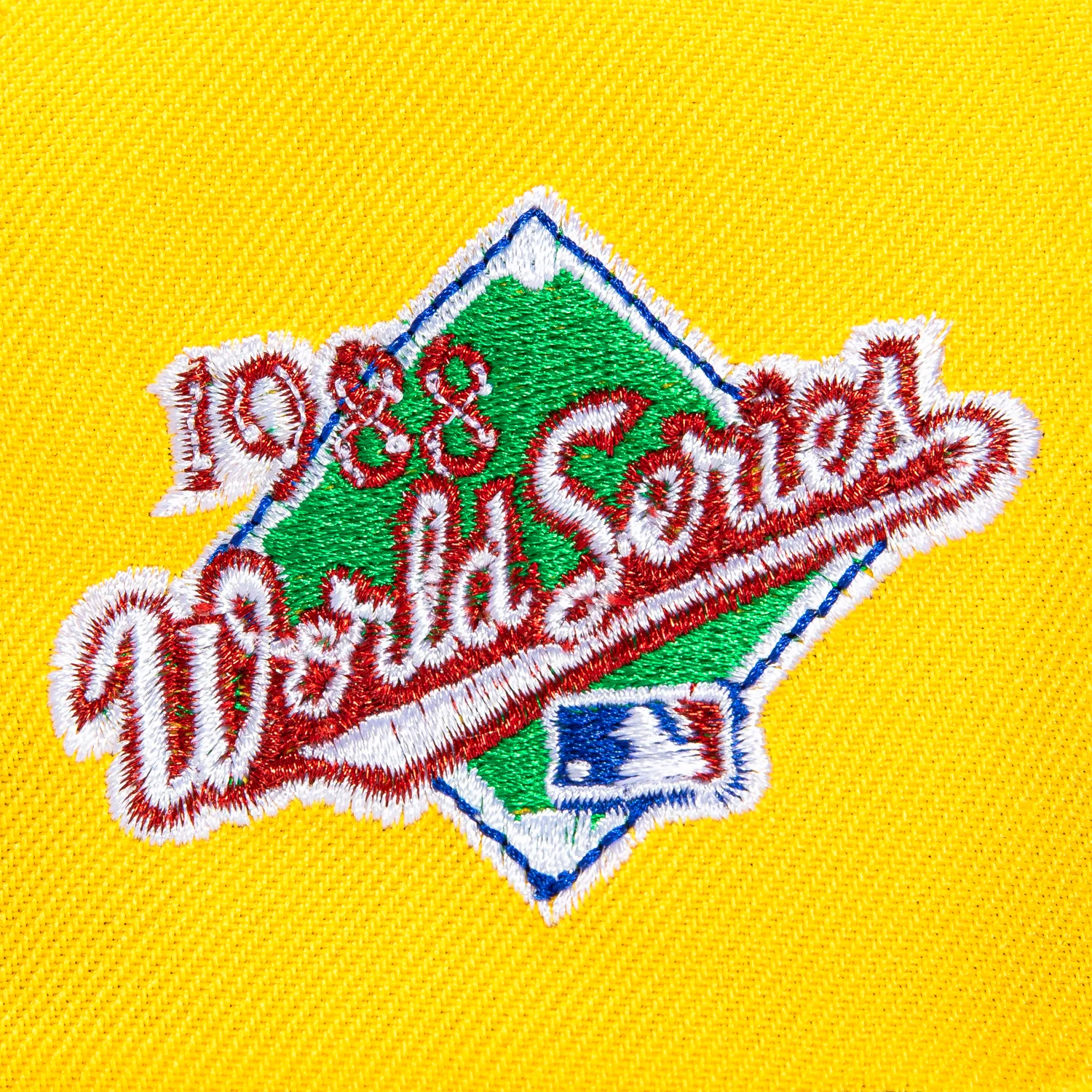 New Era 59Fifty Oakland Athletics 1988 World Series Patch Pink UV Hat - Gold, Green - Image 5