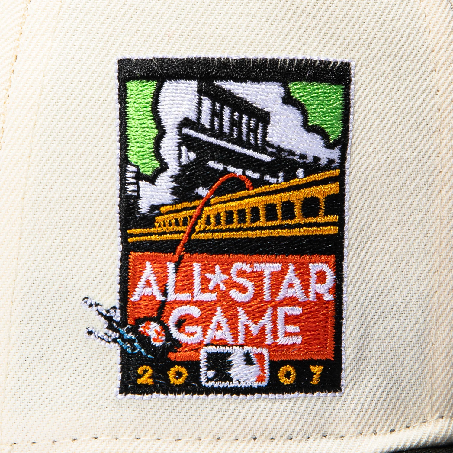 New Era 59Fifty San Francisco Giants 2007 All Star Game Patch Hat - White, Black - Image 5