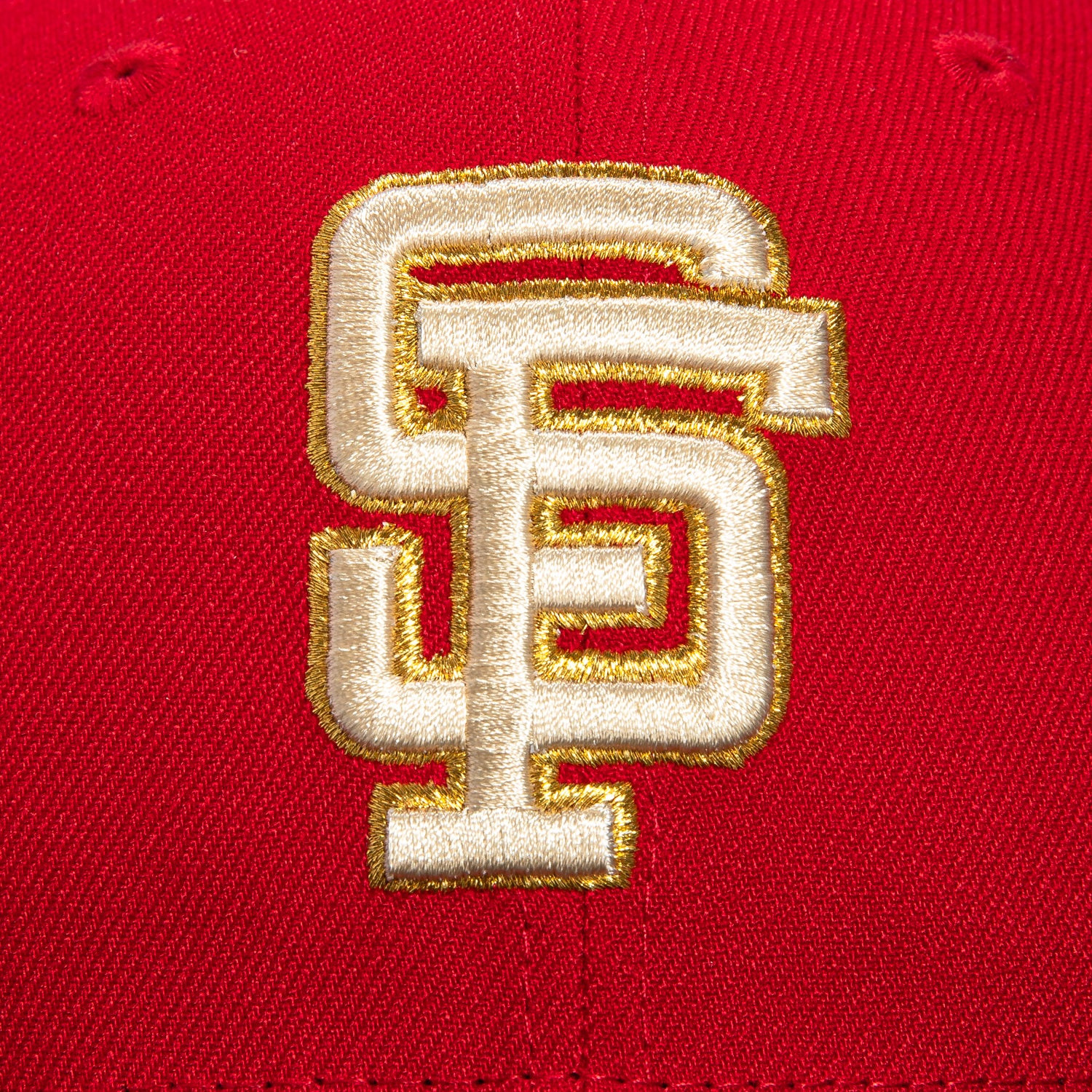 New Era 59Fifty San Francisco Giants Candlestick Park Patch Hat - Red, Black - Image 4