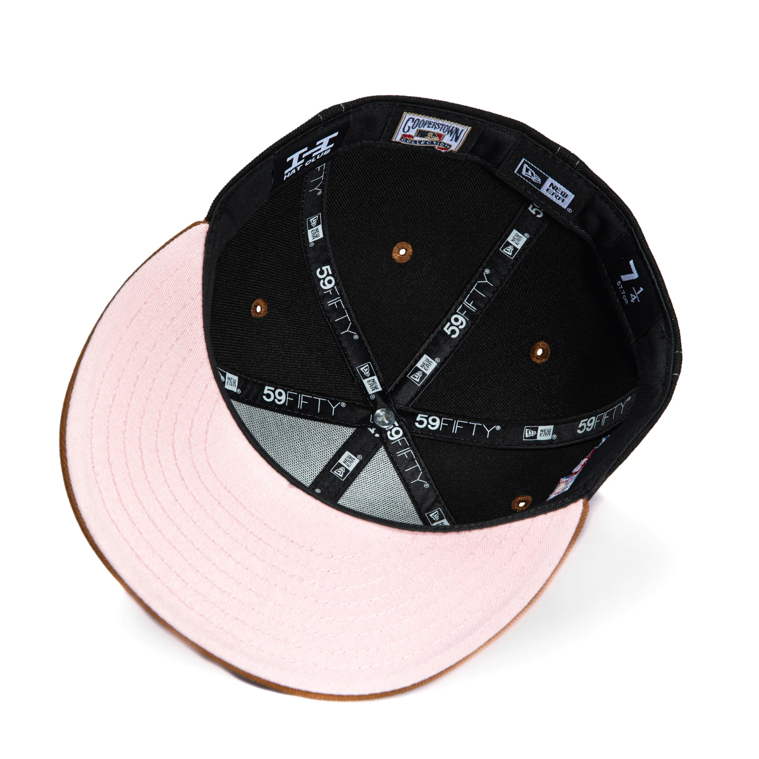 New Era 59Fifty San Francisco Giants 2012 World Series Patch Pink UV Hat - Black, Gold - Image 2