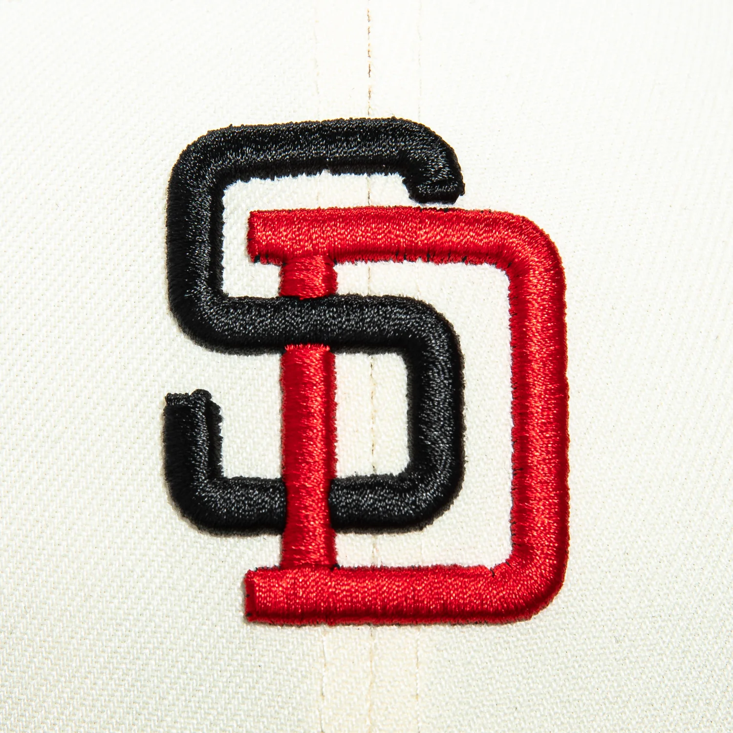 New Era 59Fifty San Diego Padres 40th Anniversary Patch Hat - White, Black, Red - Image 4