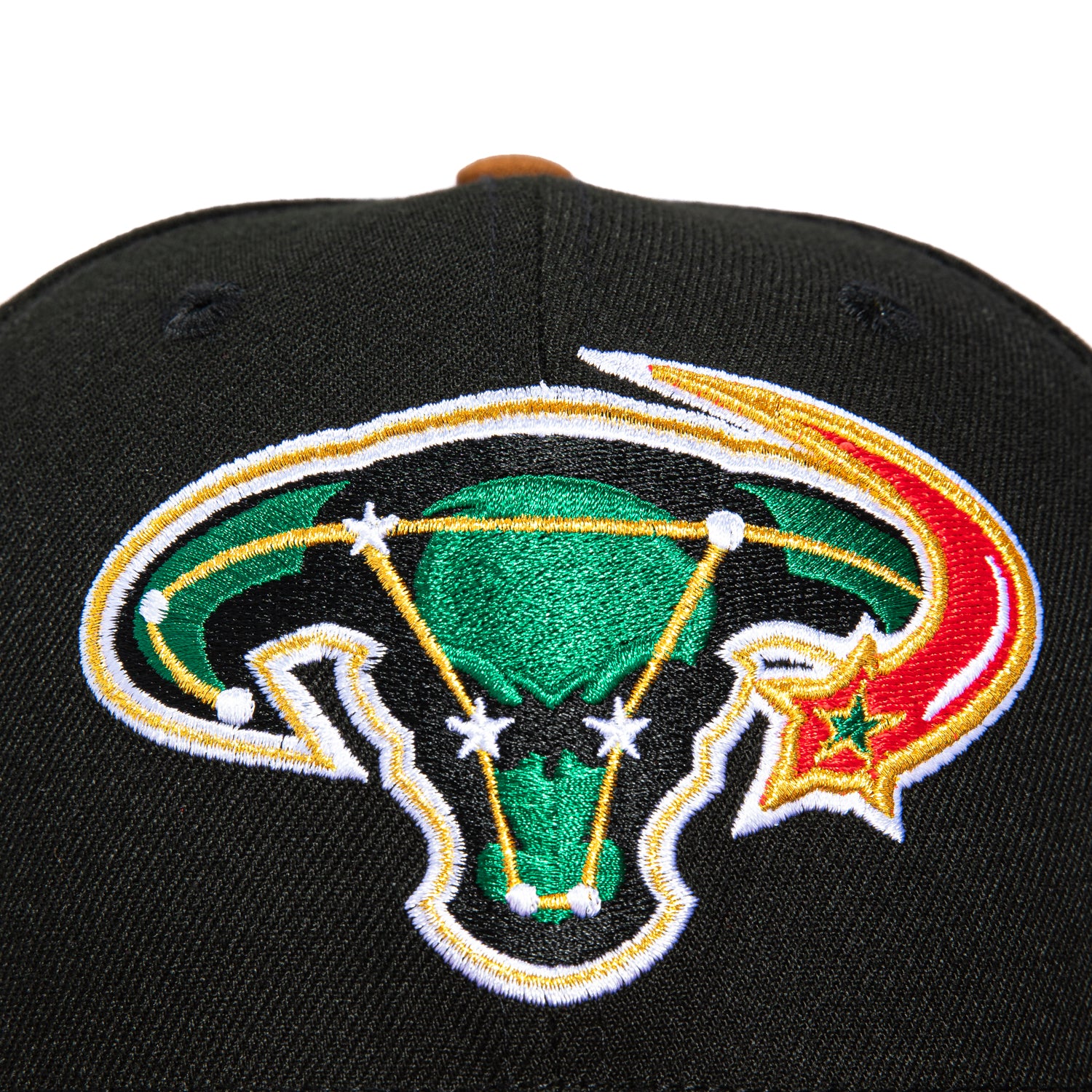 New Era 59Fifty Dallas Stars 20th Anniversary Patch 2003 Alternate Pink UV Hat - Black, Khaki - Image 4