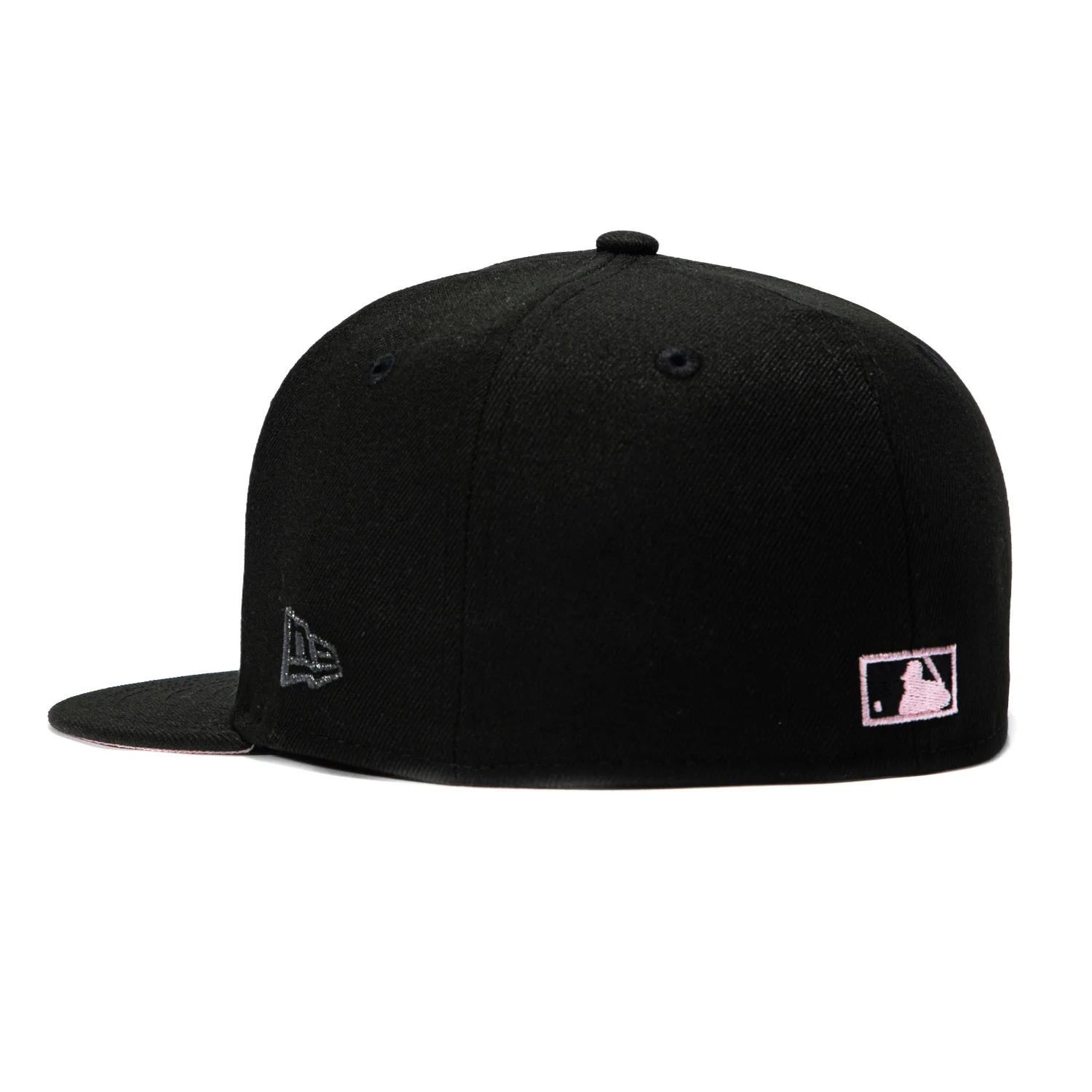 New Era 59Fifty Los Angeles Dodgers 2020 World Series Champions Patch D Pink UV Hat - Black, Royal, Pink - Image 3
