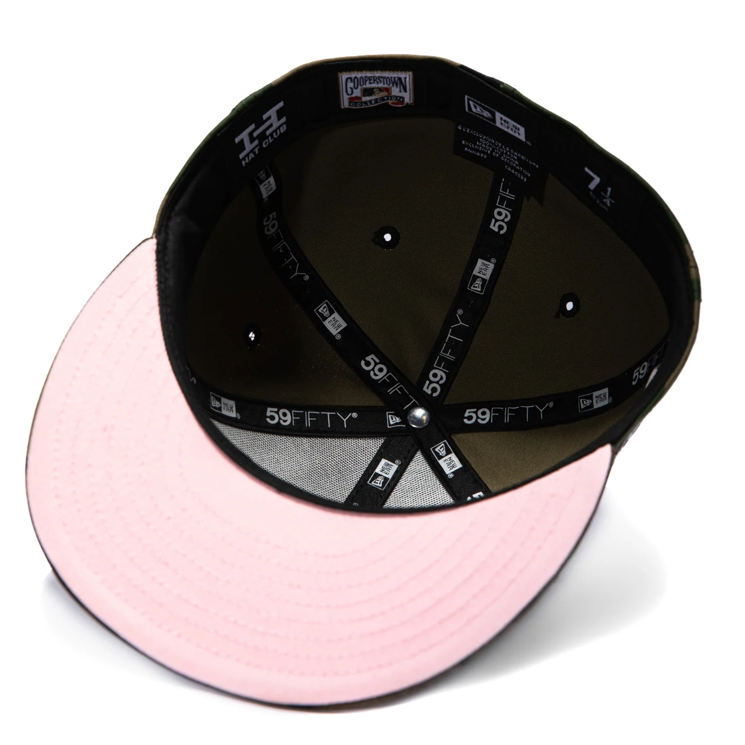 New Era 59Fifty Detroit Tigers 1945 Logo Patch Arch Pink UV Hat - Camo - Image 2