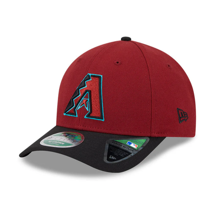 New Era 9Forty M-Crown Arizona Diamondbacks Snapback Game Hat - Sedona Red, Black - Image 3