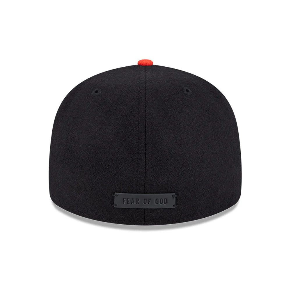 Fear of God Essentials Retro Crown 59Fifty San Francisco Giants Hat - Black - Image 3