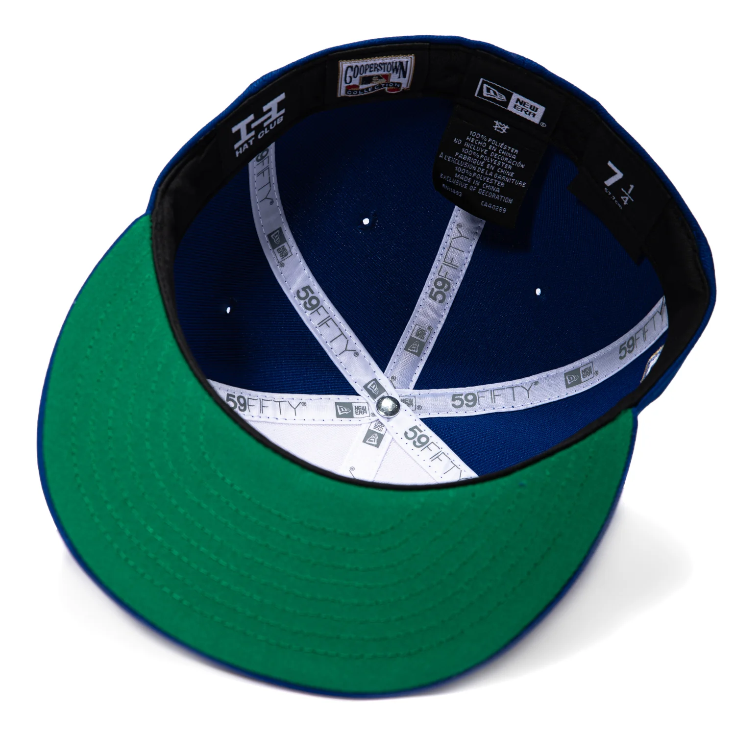 New Era 59Fifty Toronto Blue Jays 50th Anniversary Patch Rail Hat - White, Royal - Image 2