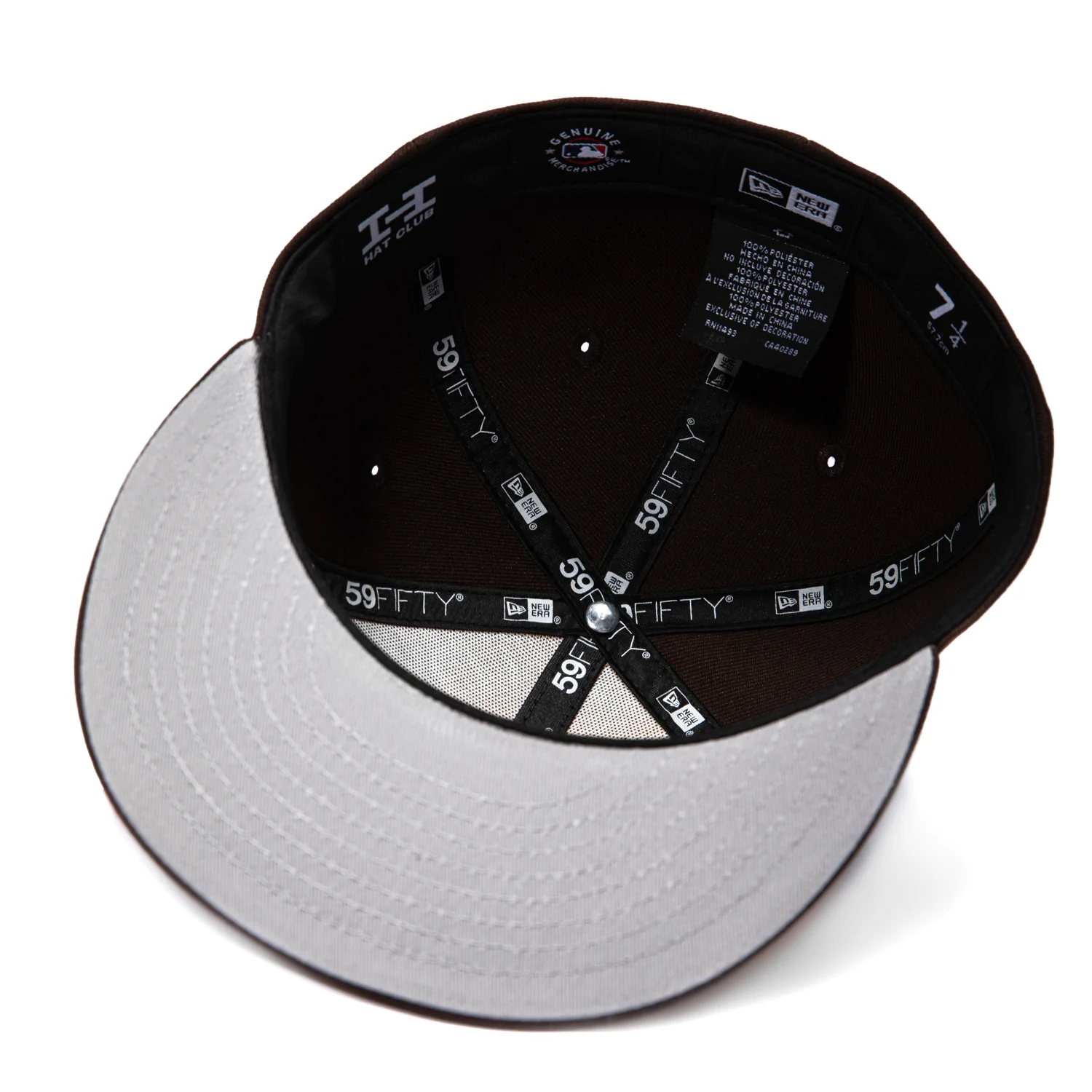 New Era 59Fifty San Diego Padres 2026 Mexico Series Logo Rail Hat - Gold, Brown - Image 2