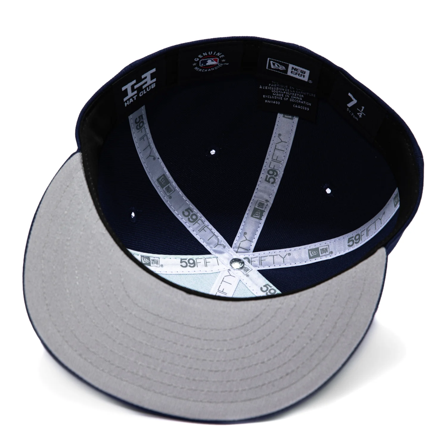 New Era 59Fifty Tampa Bay Rays Alternate Rail Hat - Light Green, Light Navy - Image 2