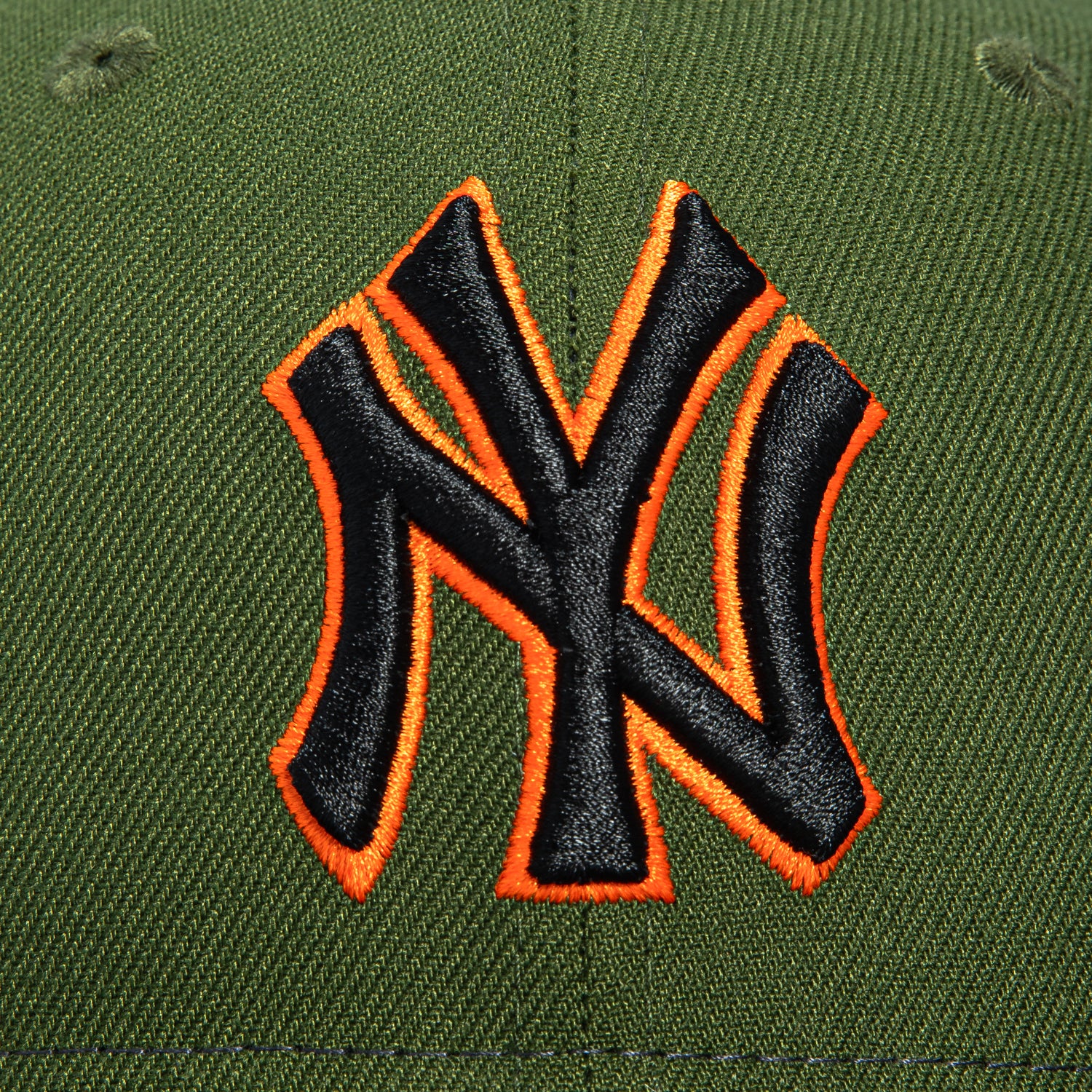 New Era 59Fifty New York Yankees 1978 World Series Patch Rail Hat - Olive, Graphite - Image 4