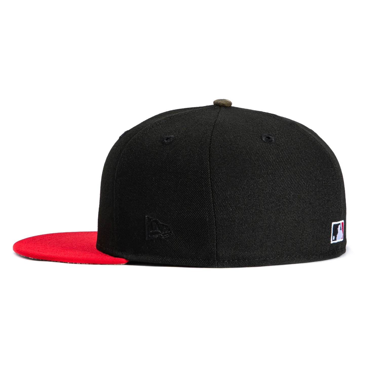 New Era 59Fifty St Louis Cardinals 2006 World Series Patch Realtree UV Hat - Black, Red - Image 3