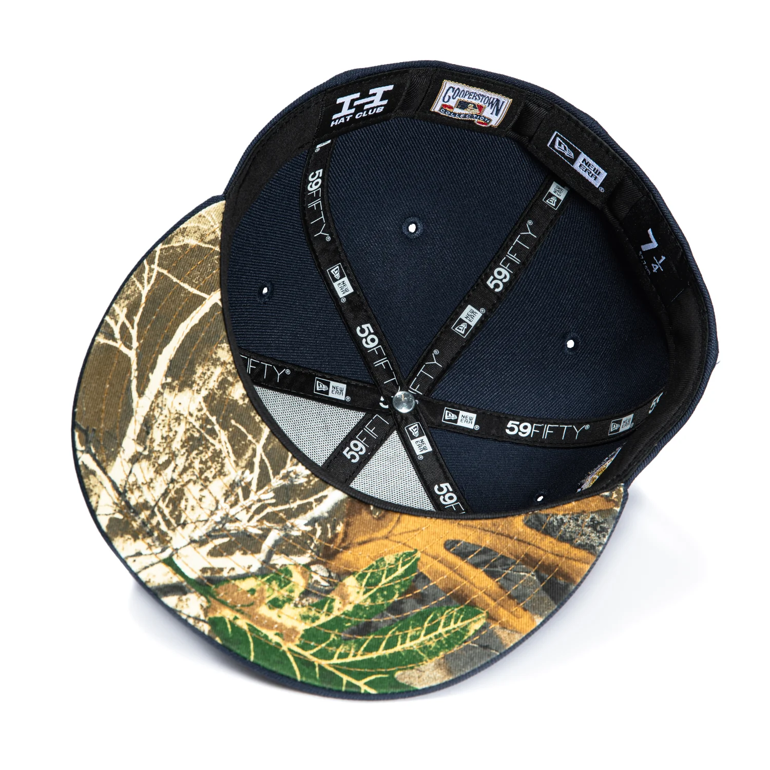 New Era 59Fifty Atlanta Braves 2021 World Series Patch Realtree UV Hat - Navy - Image 2