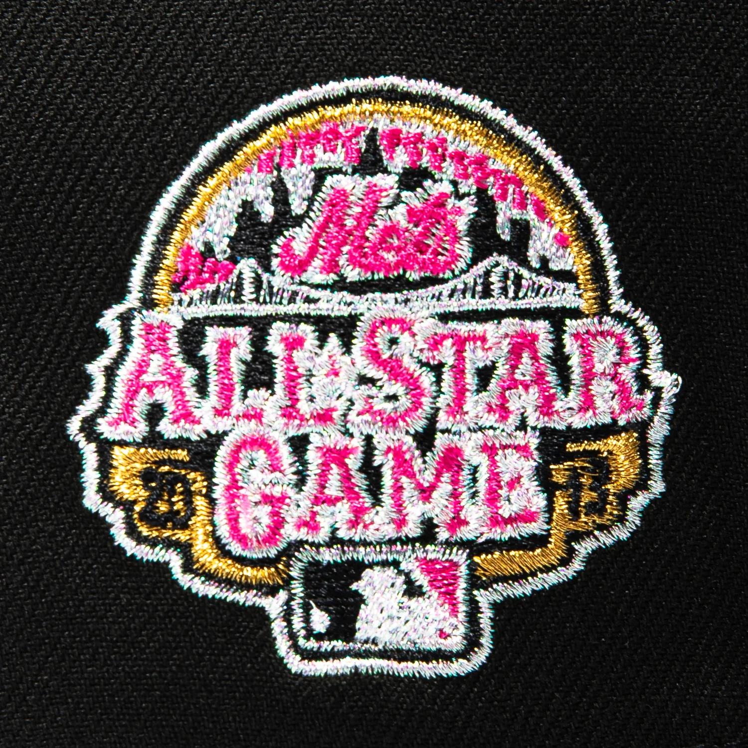 New Era 9Forty A-Frame New York Mets 2013 All Star Game Patch Rose Snapback Hat - Black, Pink - Image 4