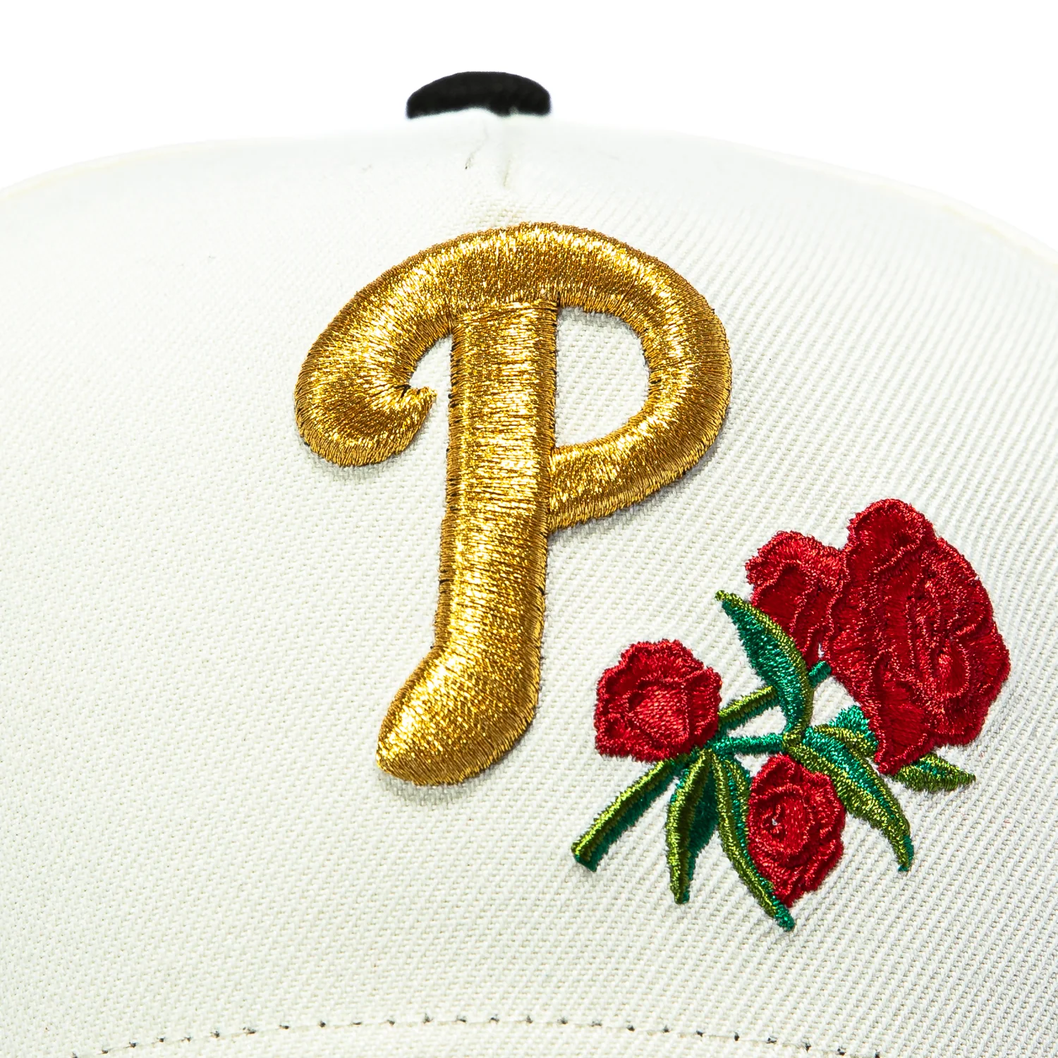 New Era 9Forty A-Frame Rose Philadelphia Phillies 2026 All Star Game Patch Snapback Hat - White, Black - Image 3