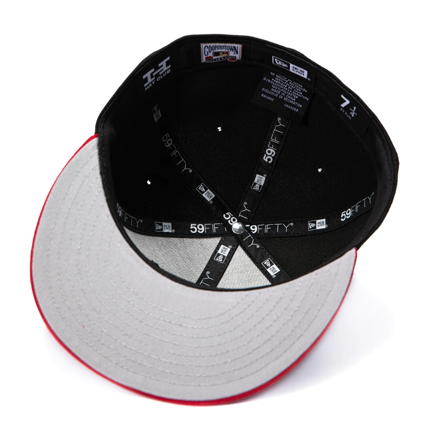 New Era 59Fifty Rotten Apple Oakland Athletics Battle of the Bay Patch Hat - Black, Cardinal - Image 2
