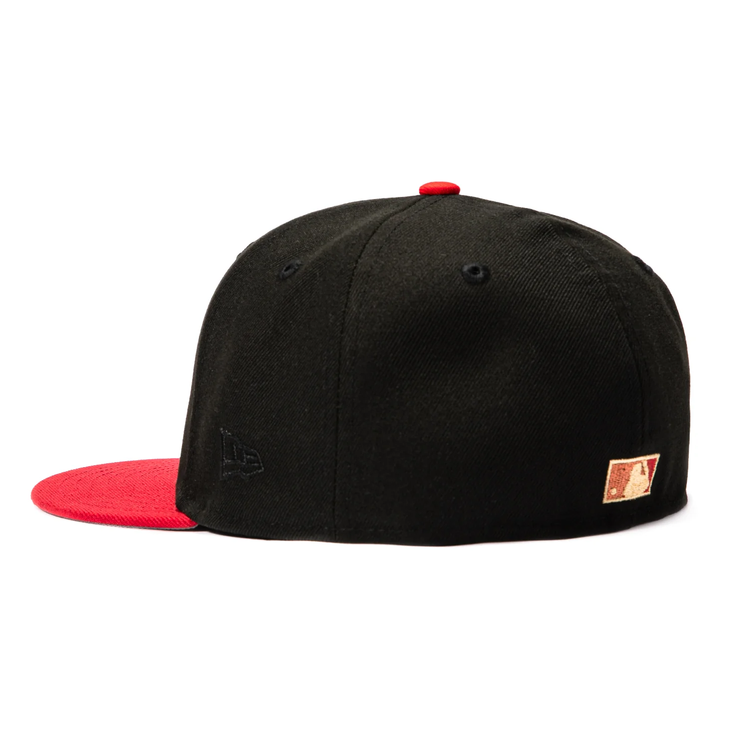 New Era 59Fifty Rotten Apple Oakland Athletics Battle of the Bay Patch Hat - Black, Cardinal - Image 3
