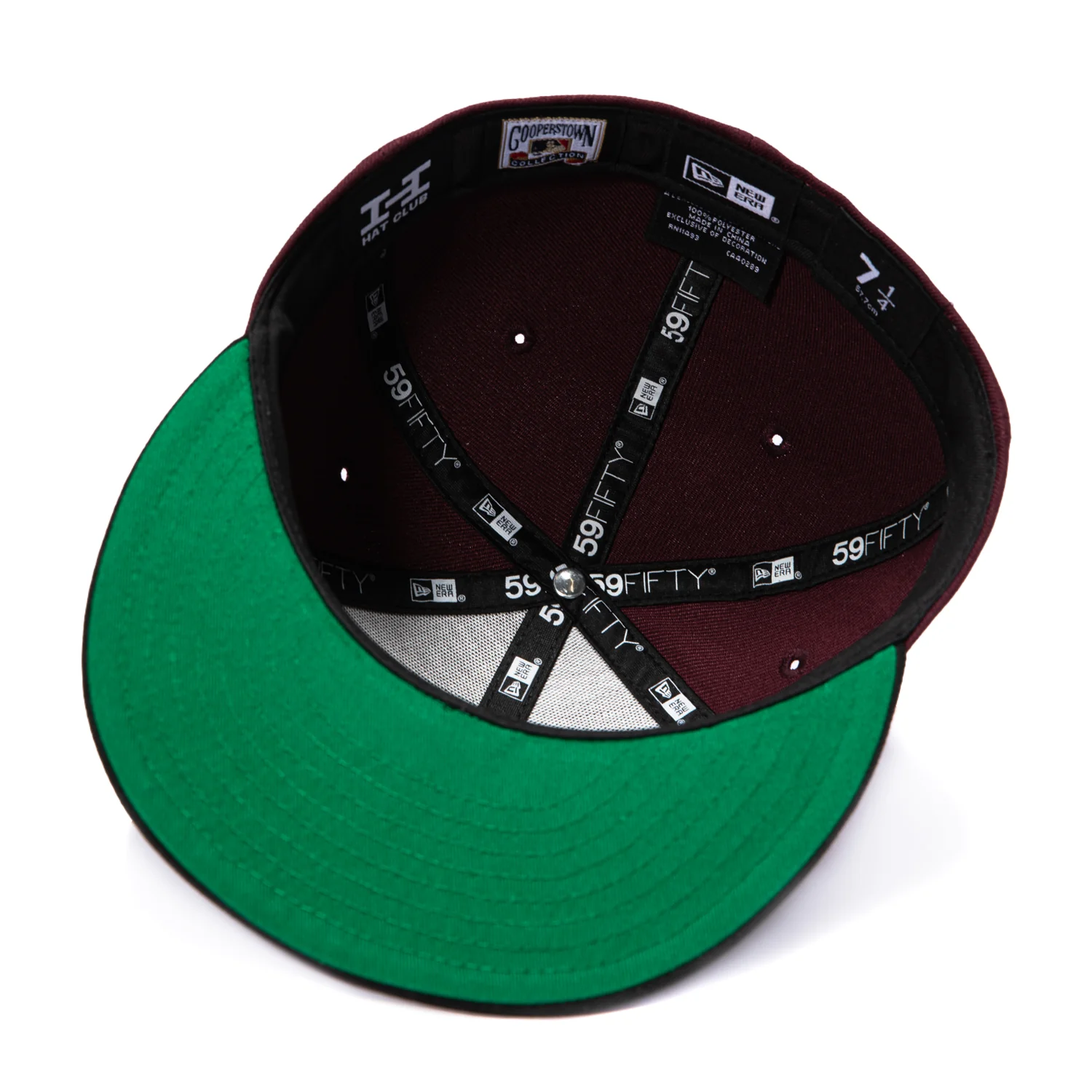 New Era 59Fifty Rotten Apple Seattle Mariners 2001 All Star Game Patch 1987 Hat - Maroon, Black - Image 2
