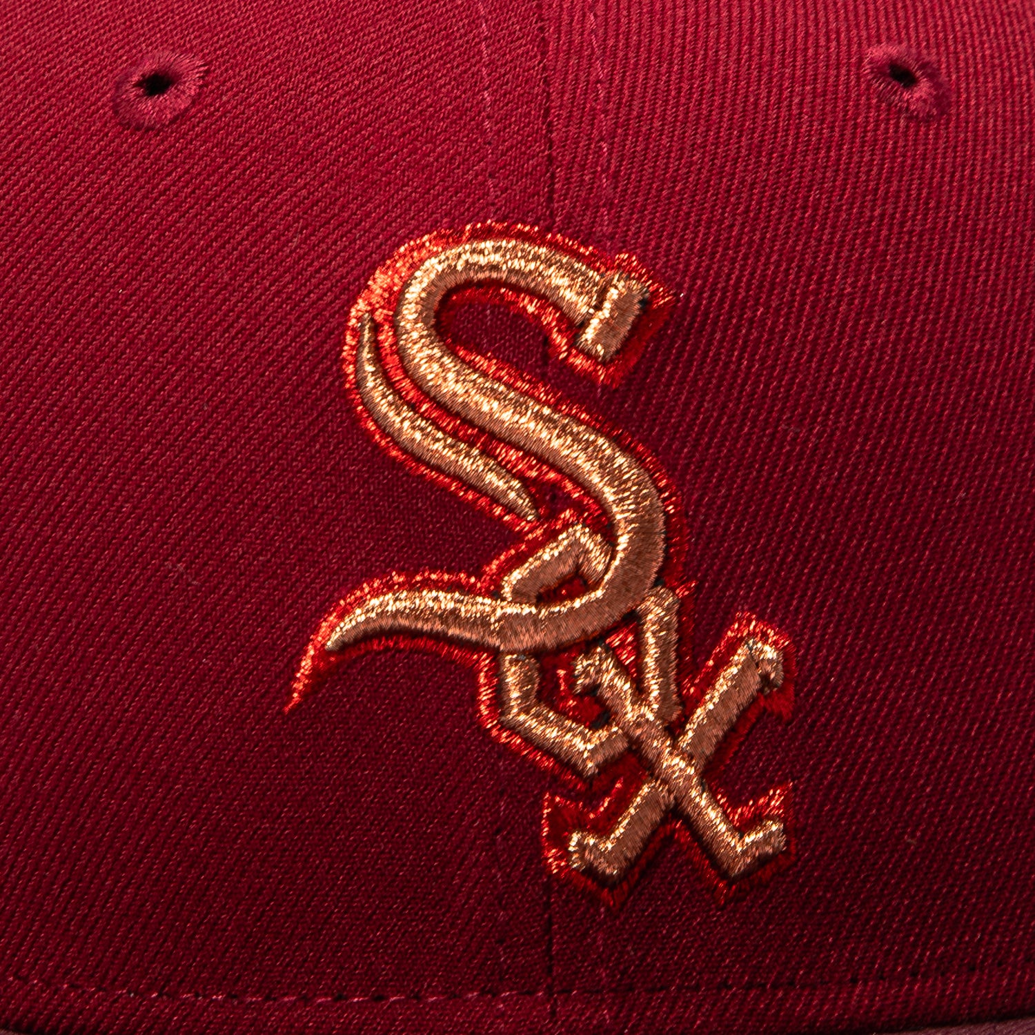New Era 59Fifty Rotten Apple Chicago White Sox 2005 World Series Patch Hat - Cardinal, Maroon - Image 4