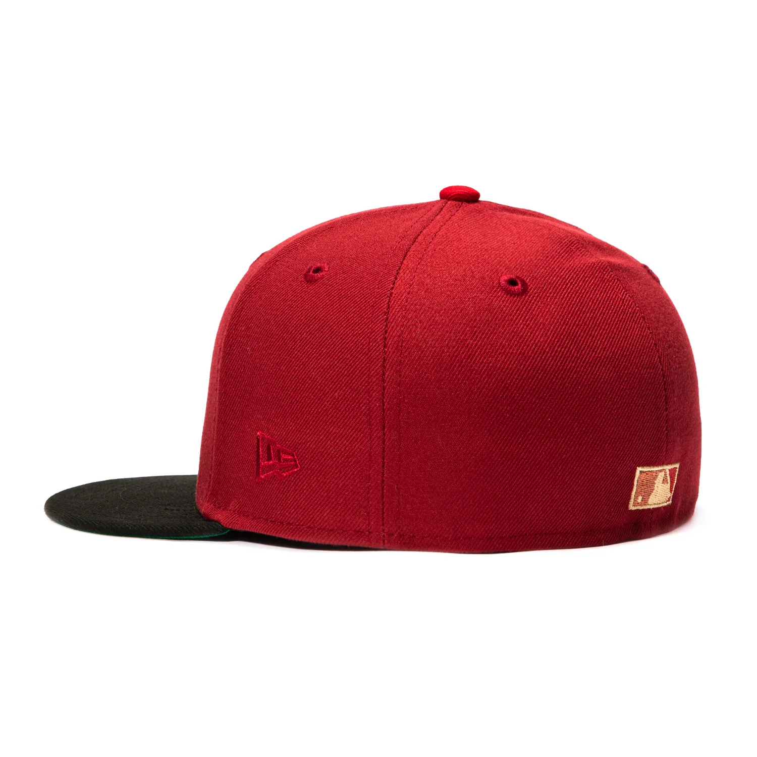 New Era 59Fifty Rotten Apple New York Yankees 2009 World Series Patch Hat - Brick, Black - Image 3