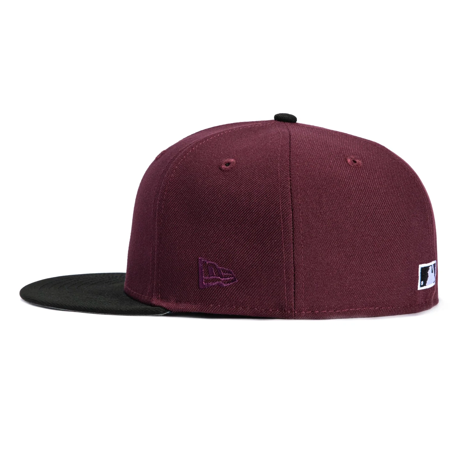 New Era 59Fifty San Diego Padres Hat - Maroon, Black - Image 3