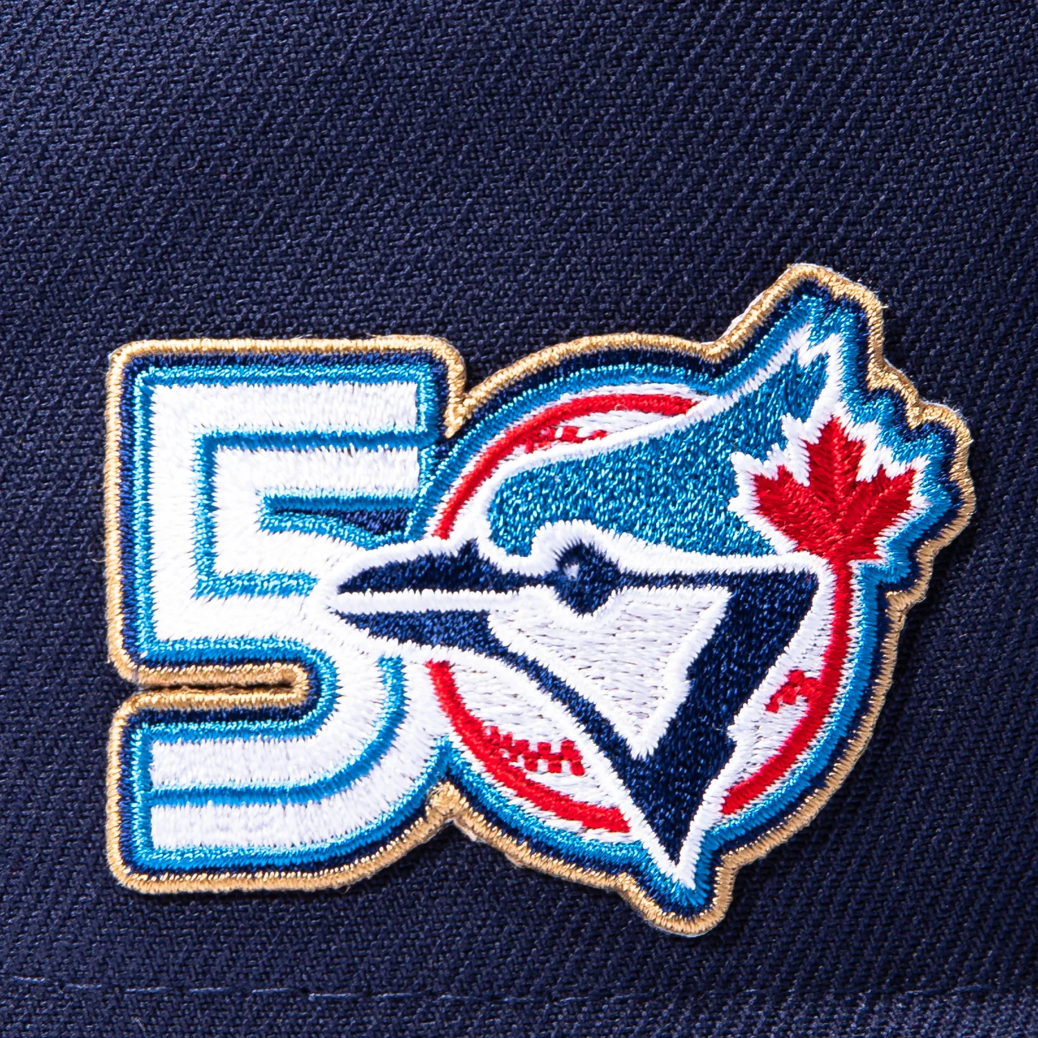 New Era 59Fifty Toronto Blue Jays 50th Anniversary Patch Alternate 3 Hat - Navy, Light Blue - Image 5