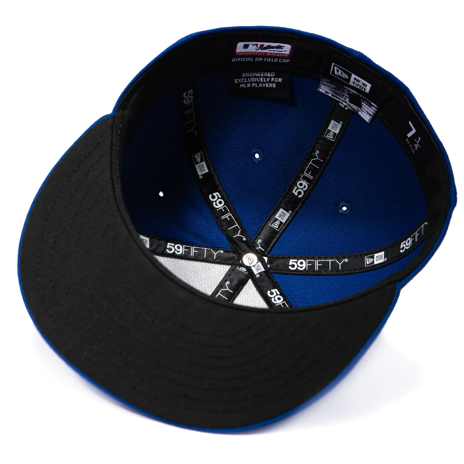 New Era 59Fifty Toronto Blue Jays 50th Anniversary Patch Alternate 4 Hat - White, Royal - Image 2