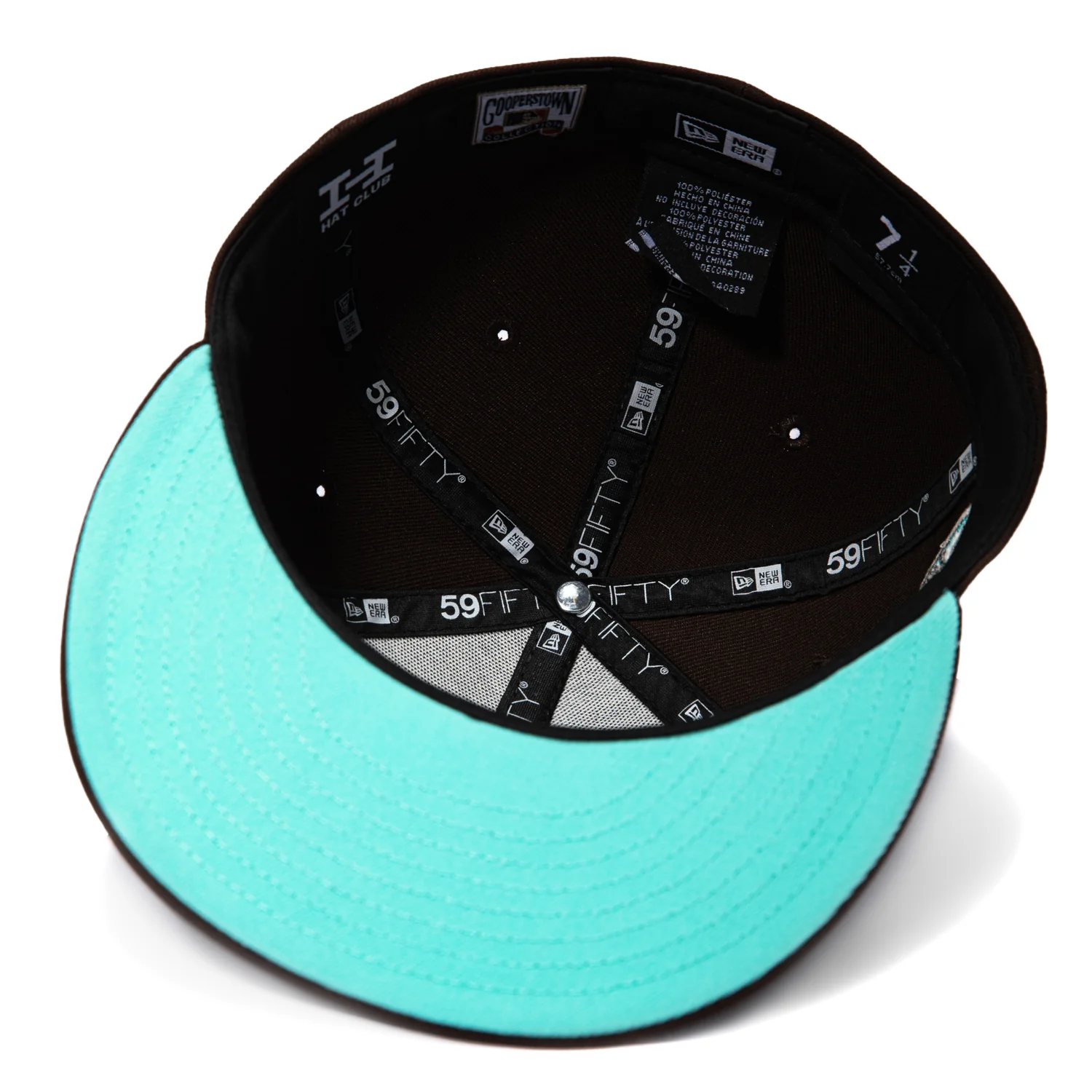 New Era 59Fifty Houston Astros 45th Anniversary Patch Sea Glass UV Hat - Brown - Image 2