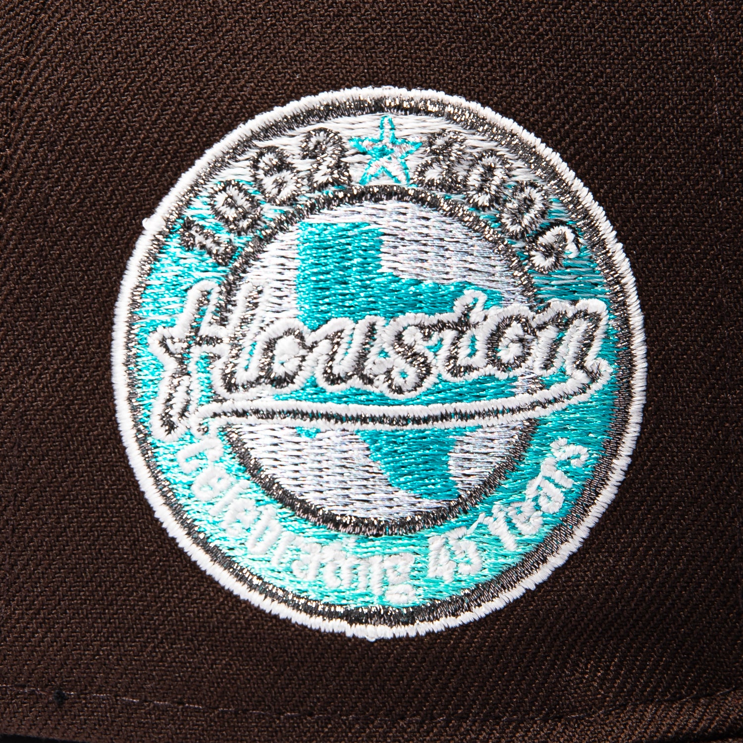 New Era 59Fifty Houston Astros 45th Anniversary Patch Sea Glass UV Hat - Brown - Image 5