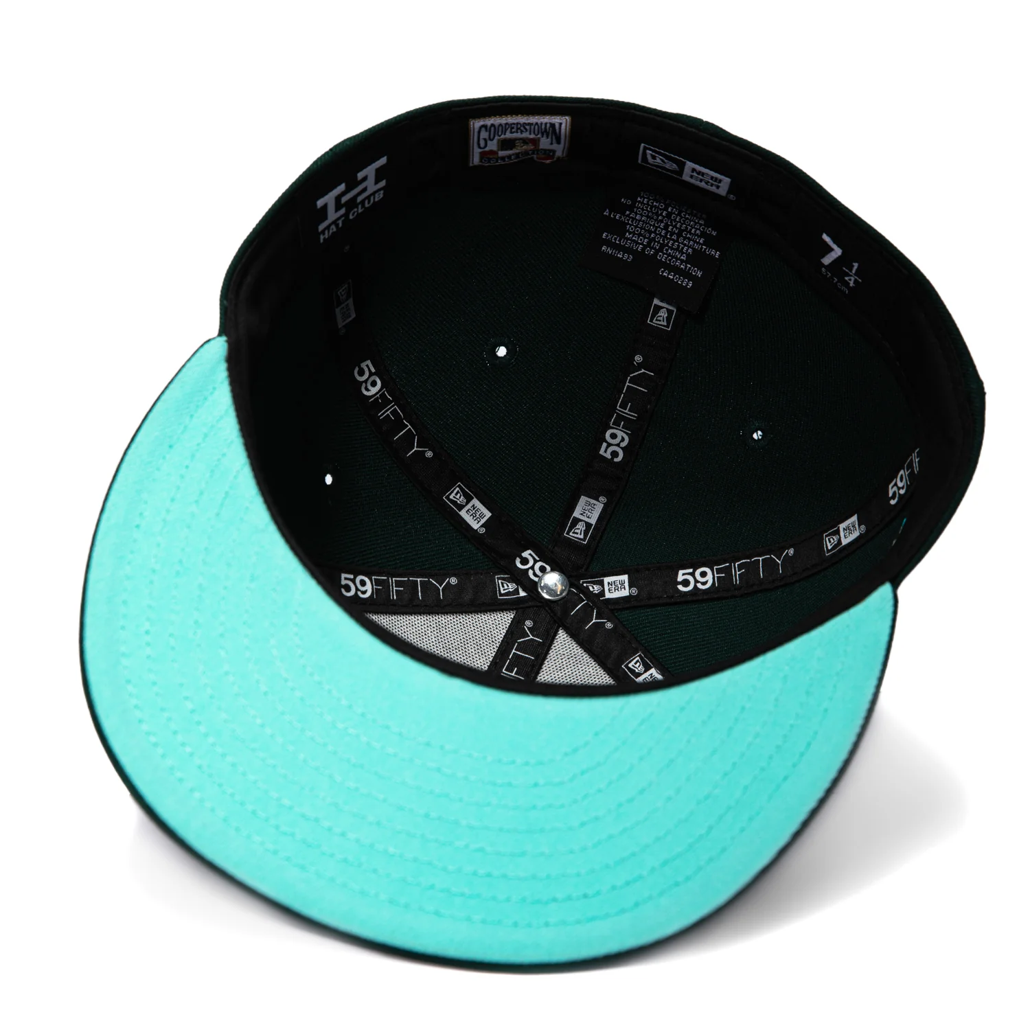 New Era 59Fifty Oakland Athletics Battle of the Bay Patch Sea Glass UV Hat - Green - Image 2