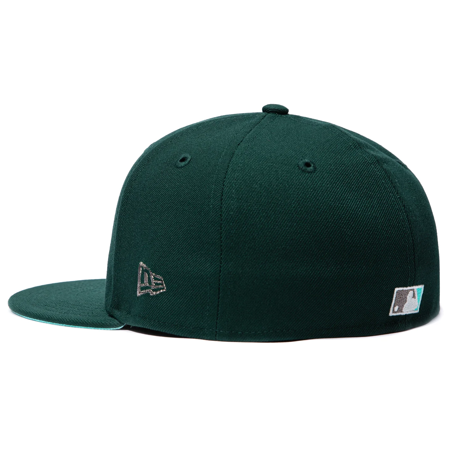 New Era 59Fifty Oakland Athletics Battle of the Bay Patch Sea Glass UV Hat - Green - Image 3