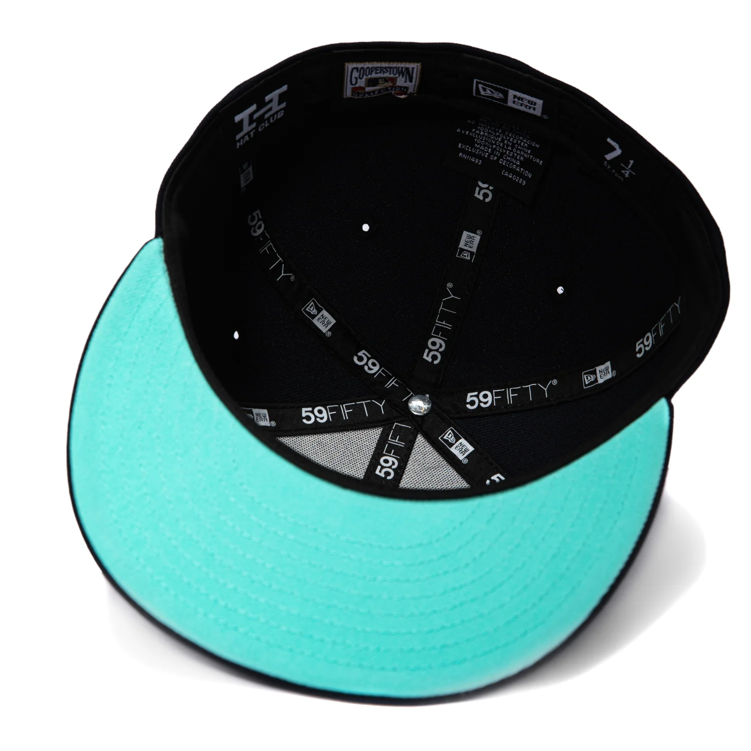 New Era 59Fifty Seattle Mariners 35th Anniversary Patch Sea Glass UV 1987 Hat - Navy - Image 2