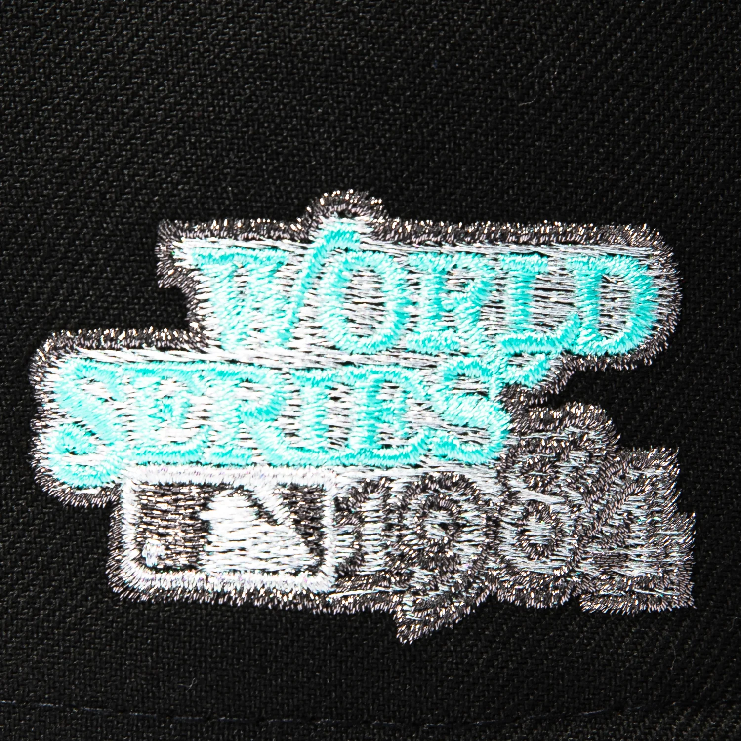 New Era 59Fifty Detroit Tigers 1984 World Series Patch Sea Glass UV Hat - Black - Image 5