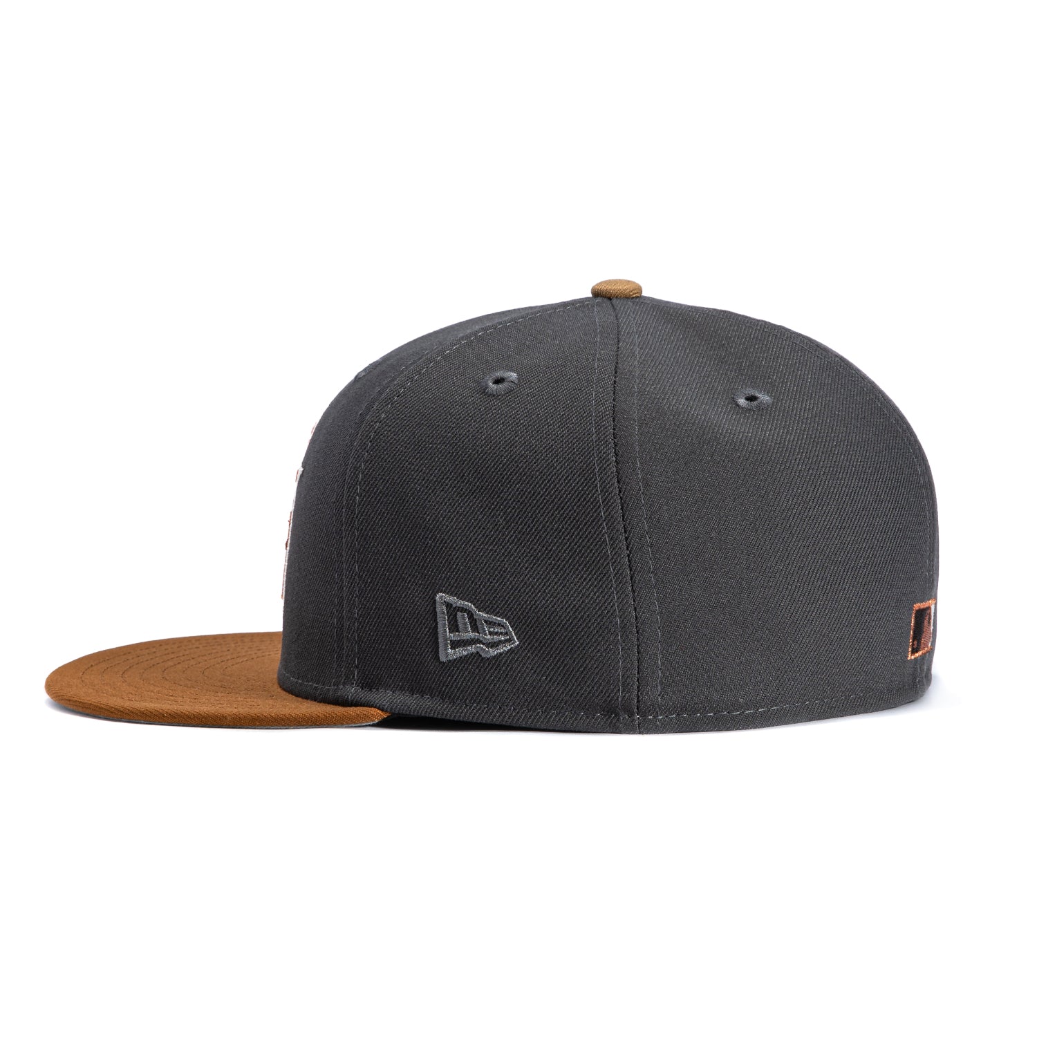 New Era 59Fifty Sepia Houston Astros 2005 World Series Patch 1994 Hat - Graphite, Brown - Image 3