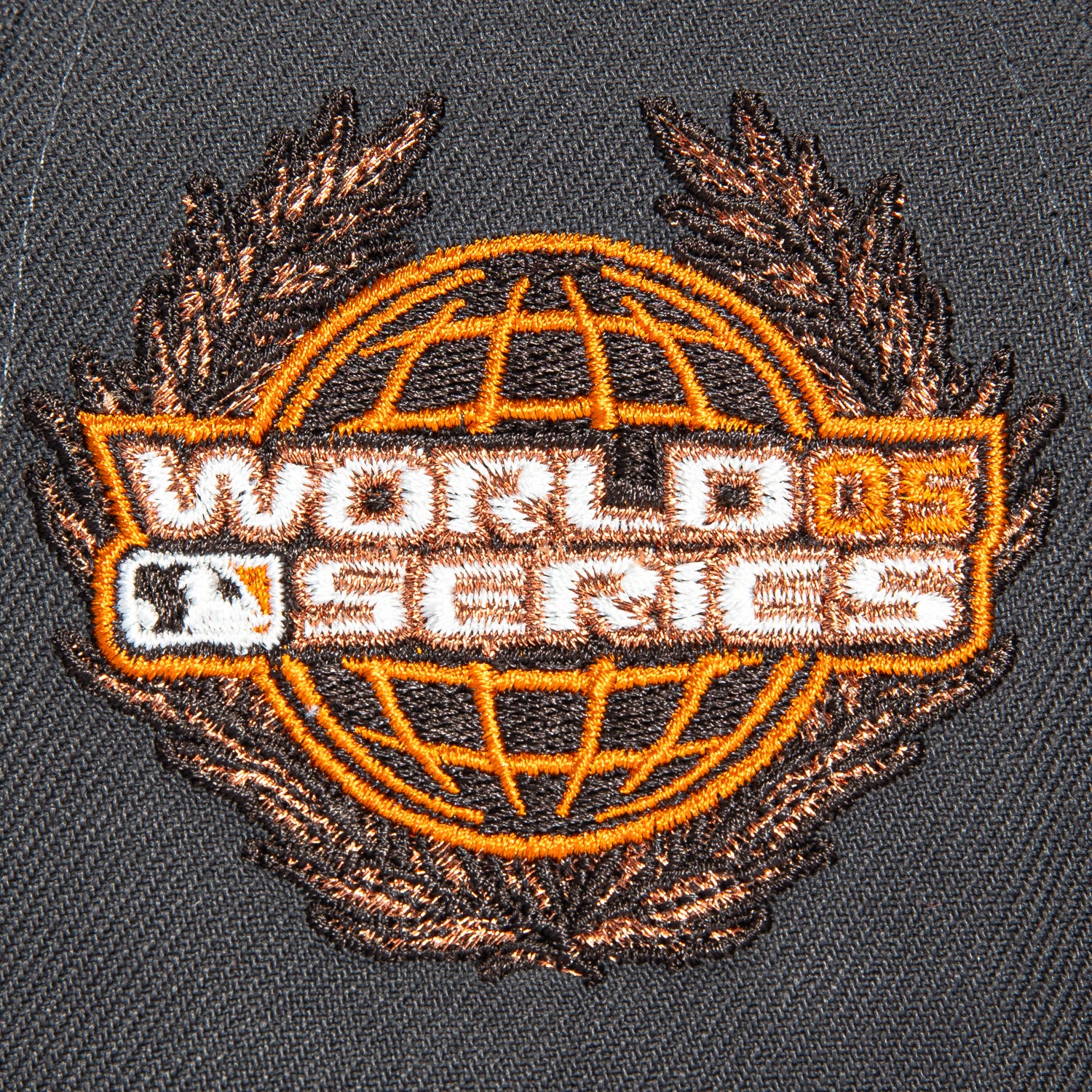 New Era 59Fifty Sepia Houston Astros 2005 World Series Patch 1994 Hat - Graphite, Brown - Image 5