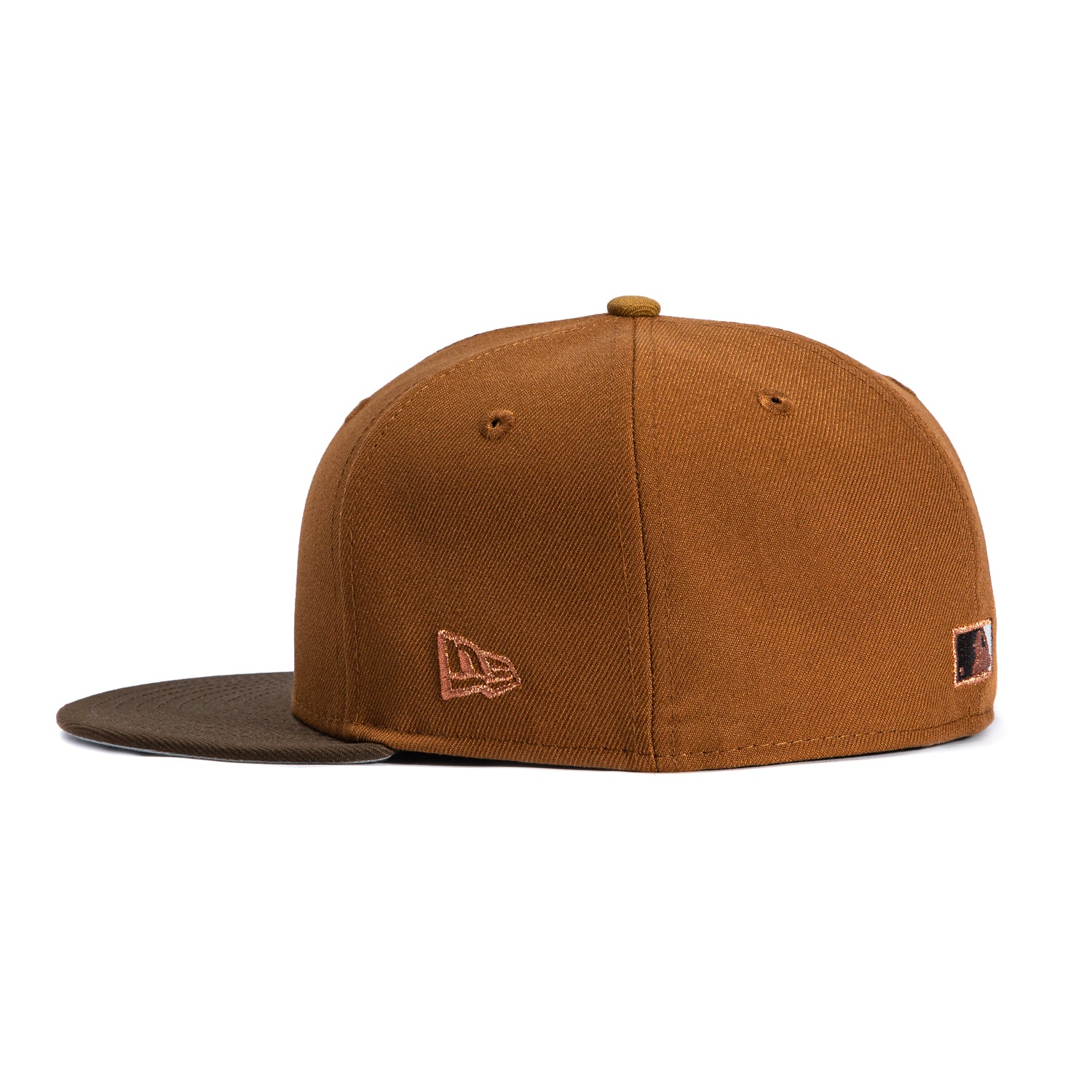 New Era 59Fifty Sepia Detroit Tigers 2000 Inaugural Patch Hat - Khaki, Brown - Image 3