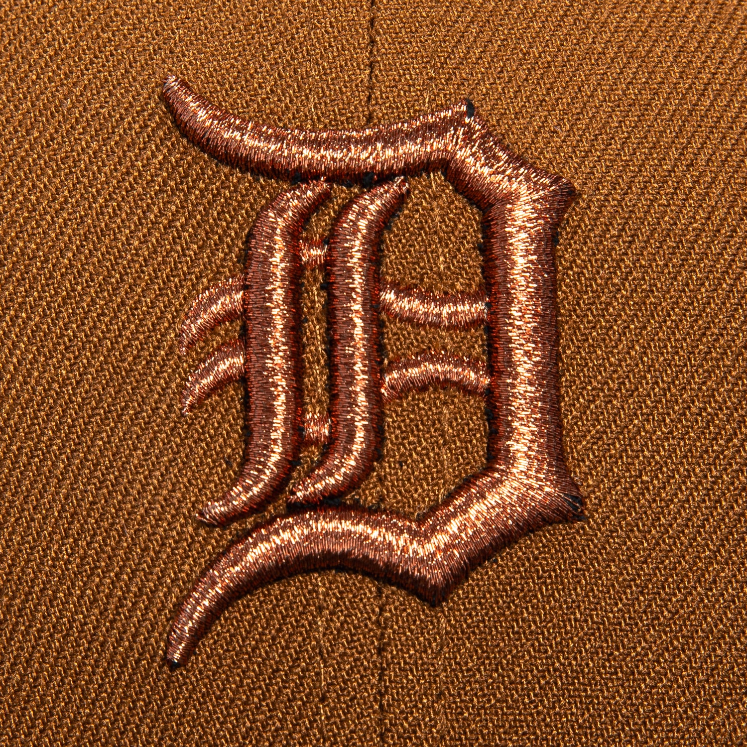 New Era 59Fifty Sepia Detroit Tigers 2000 Inaugural Patch Hat - Khaki, Brown - Image 4