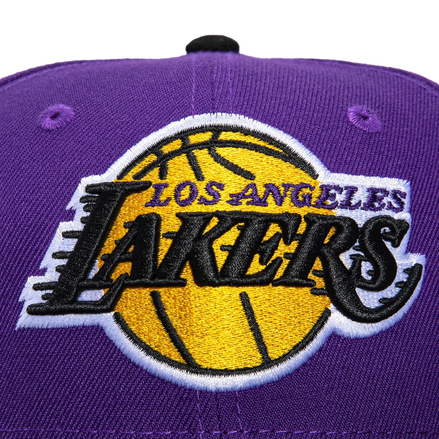 New Era 59Fifty Side Script Los Angeles Lakers Script Patch Hat - Purple, Black - Image 4