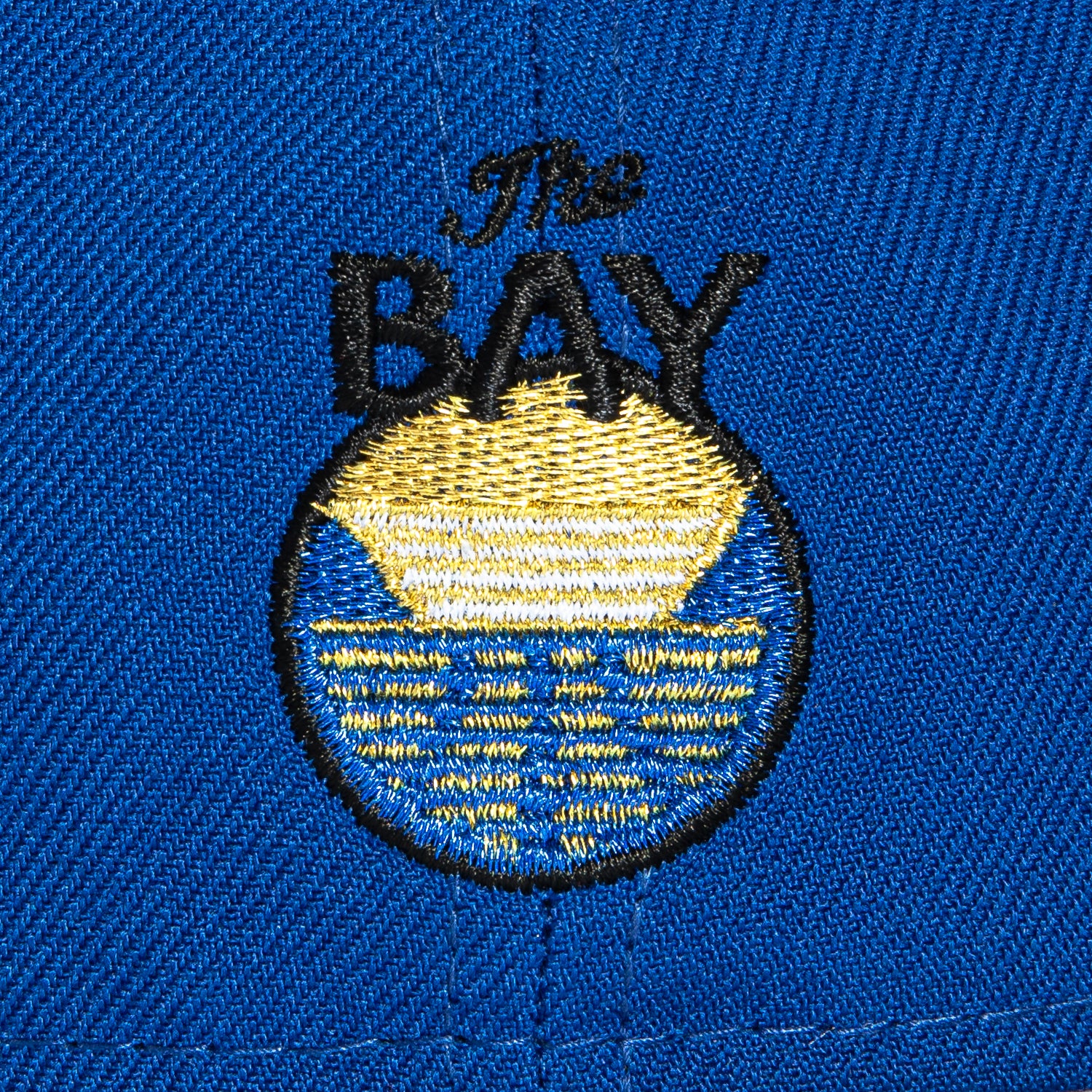 New Era 59Fifty Side Script Golden State Warriors Script Patch Hat - Royal, Black - Image 6