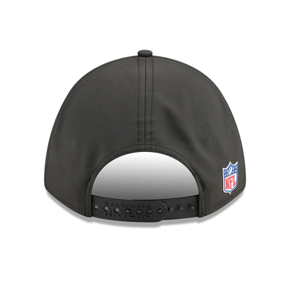 New Era 9Forty M-Crown Baltimore Ravens 2025 Sideline Snapback Hat - Black - Image 4