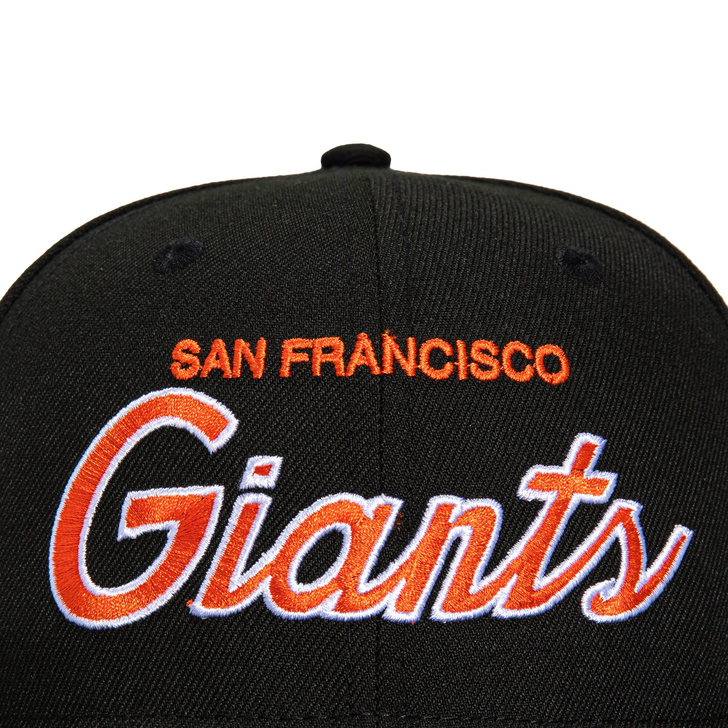 New Era 59Fifty San Francisco Giants Logo Patch Script Hat - Black - Image 4