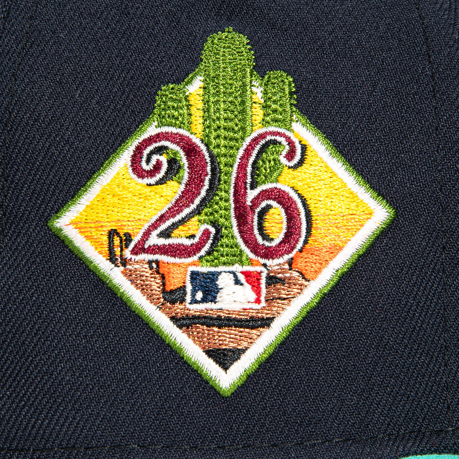 New Era 59Fifty Seattle Mariners 2026 Arizona Spring Training Patch BP Hat - Navy, Mint - Image 5
