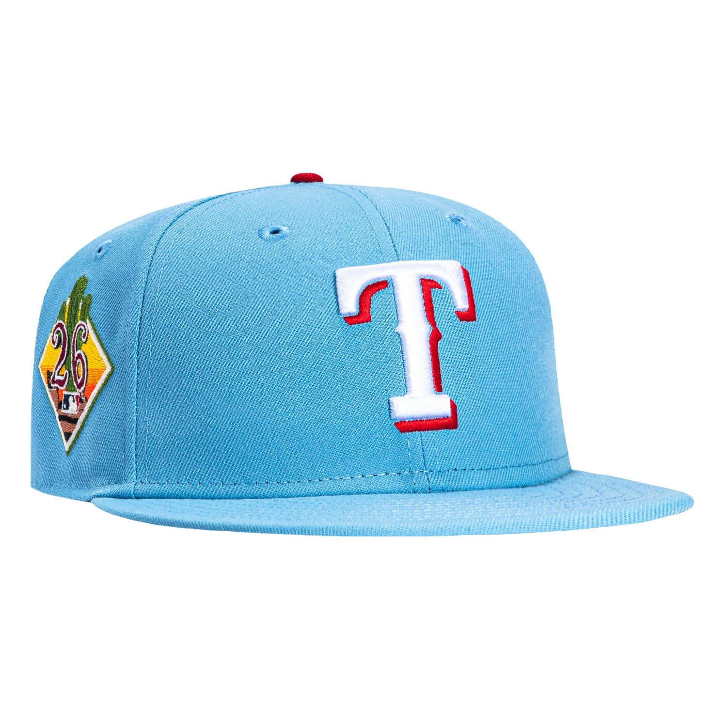 New Era 59Fifty Texas Rangers 2026 Arizona Spring Training Patch Hat - Light Blue