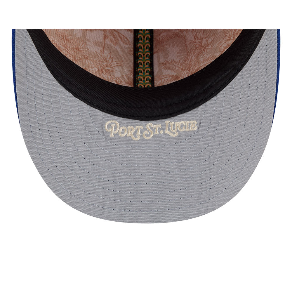 New Era 59Fifty New York Mets 2026 Florida Spring Training Pre-Curved Hat - Orange, Royal - Image 5