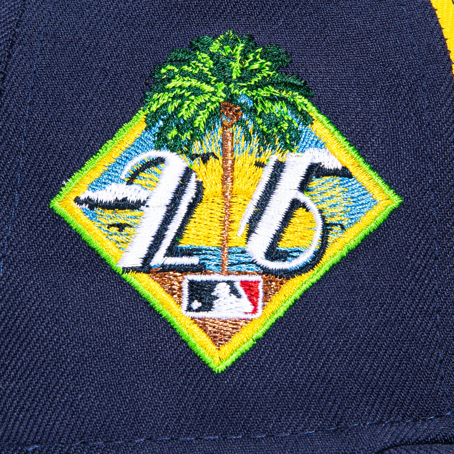 New Era 59Fifty Tampa Bay Rays 2026 Spring Training Patch Alternate Rail Hat - Gold, Light Navy - Image 5