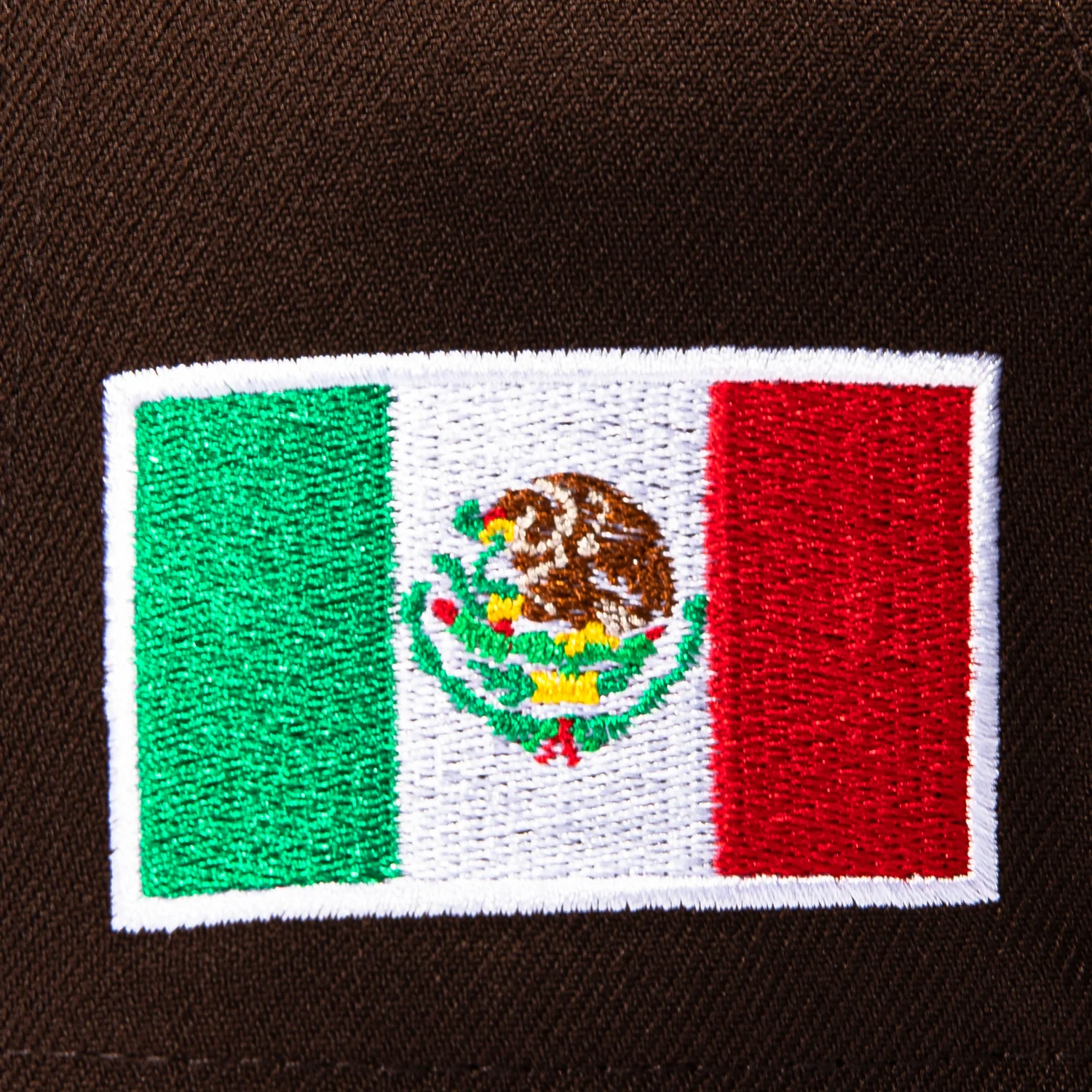 New Era 9Forty A-Frame Ice Cream Sundae Mexico World Baseball Classic Mexico Flag Patch Snapback Hat - Brown, Khaki - Image 4