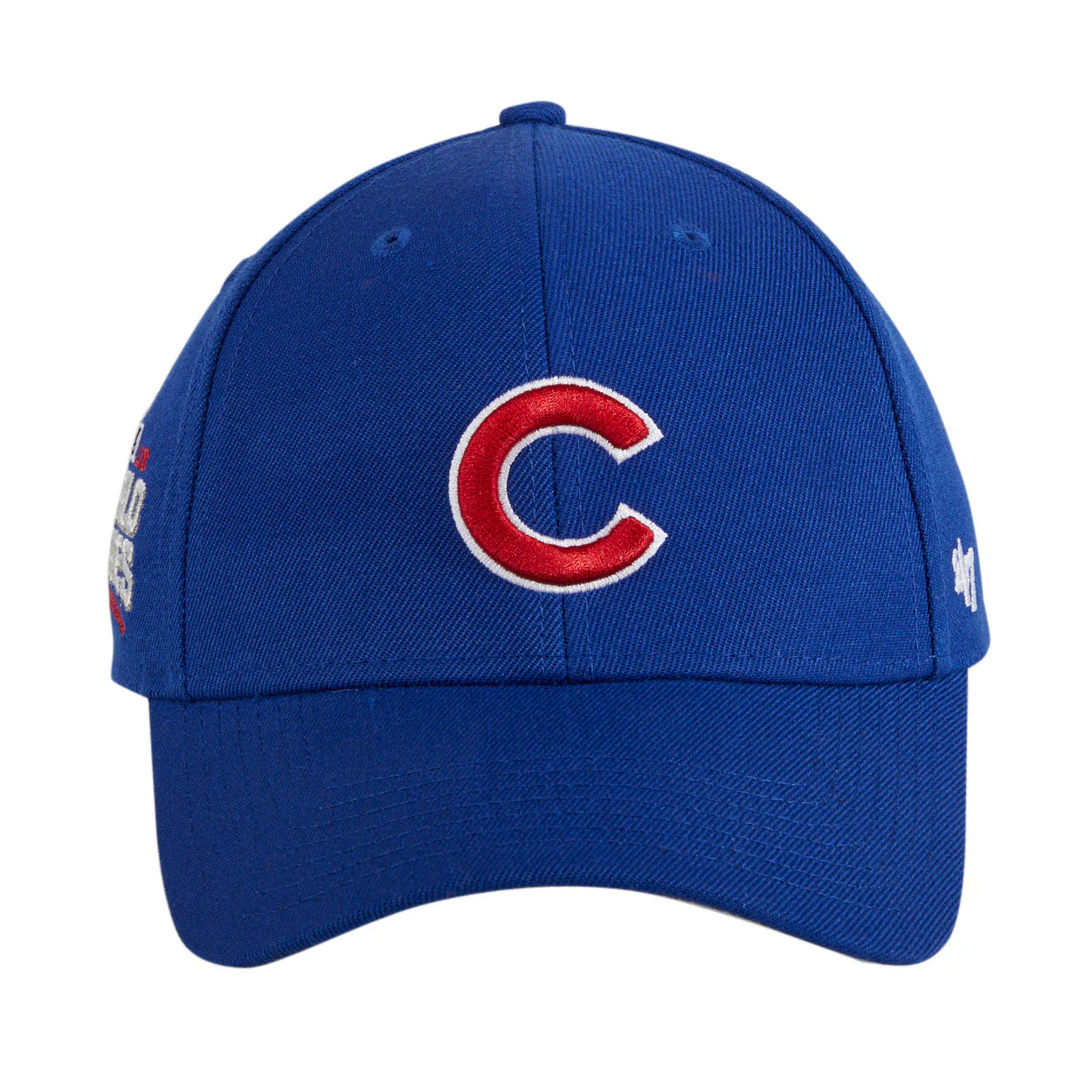 47 Brand Sureshot Chicago Cubs 2016 World Series Patch MVP Snapback Hat - Royal - Image 2