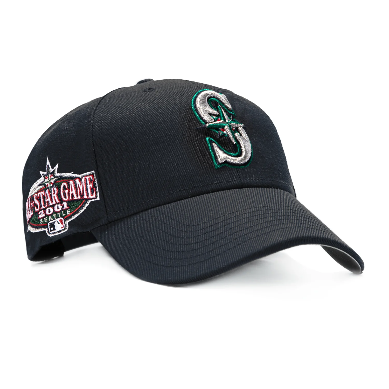 47 Brand Sureshot Seattle Mariners 2001 All Star Game Patch MVP Snapback Hat - Navy